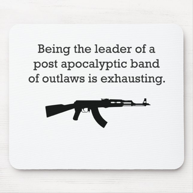 outlaw-shirt light mouse pad (Front)