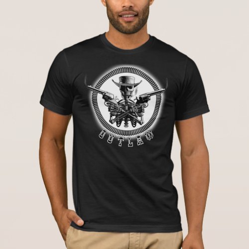 Outlaw Skeleton T_Shirt