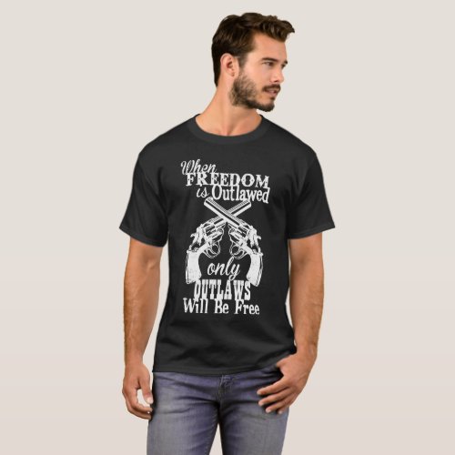 Outlaw T Shirt Country Shirts Southern Shirts Gun