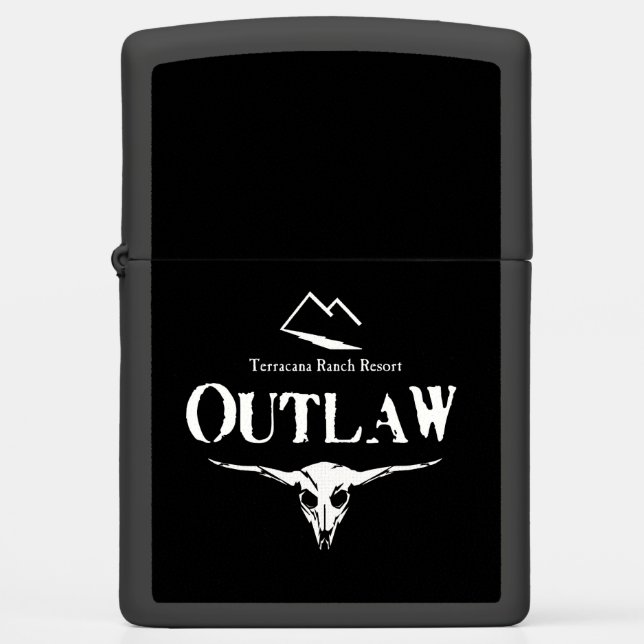 Outlaw Zippo Lighter (Front)
