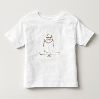 Outline art drawing - Owl - Coloring Shirts