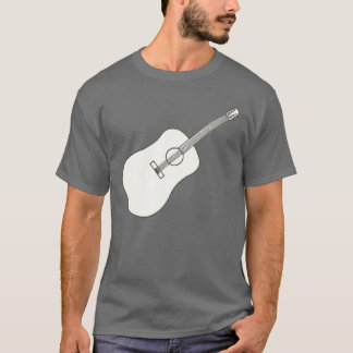 Outline art - guitar drawing shirts