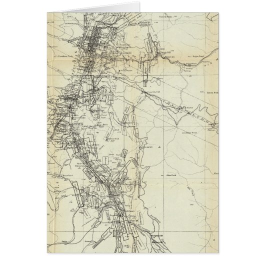 Outline Map of Washoe District Cards (Front)