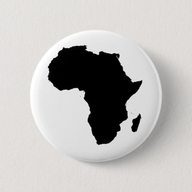 Outline of Africa Pinback Button (Front)