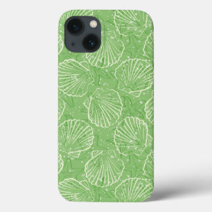 Outline seashells iPhone 13 case