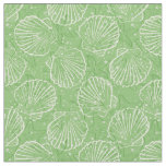 Outline seashells fabric