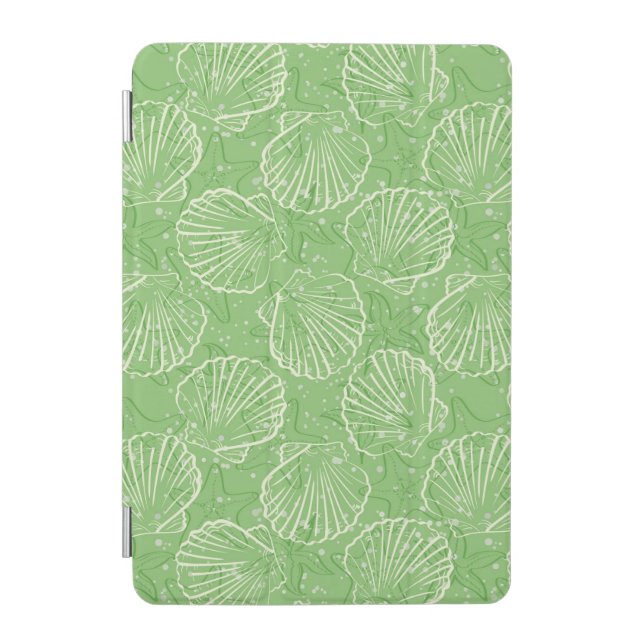 Outline seashells iPad mini cover (Front)