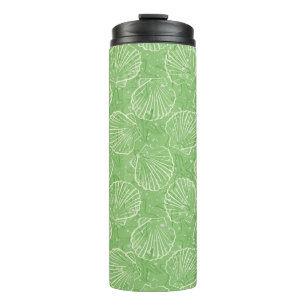 Outline seashells thermal tumbler