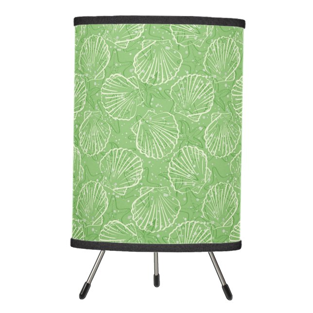 Outline seashells tripod lamp (Front)