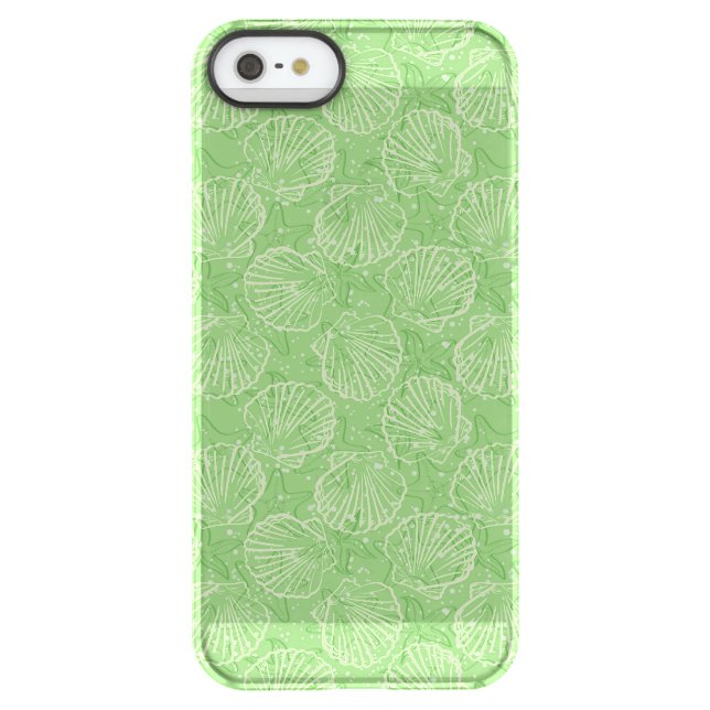 Outline seashells uncommon iPhone case (Back)