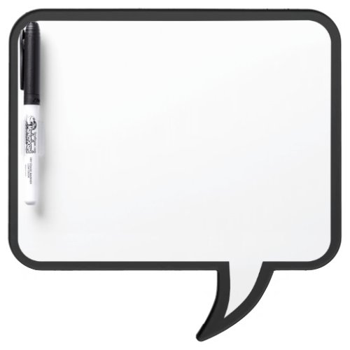 Outlined Chat Bubble Dry Erase Board