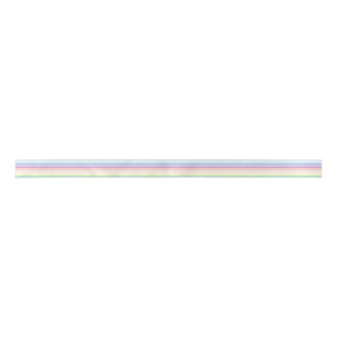 Outlined Rainbow Stripes Satin Ribbon
