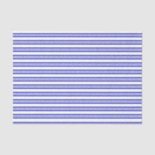 Outlined Stripes Blue Tissue Paper