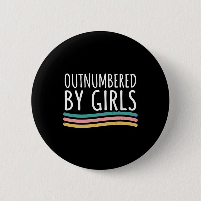 Outnumbered Design 2 Button (Front)
