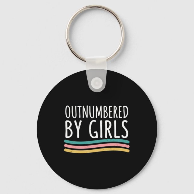 Outnumbered Design 2 Keychain (Front)