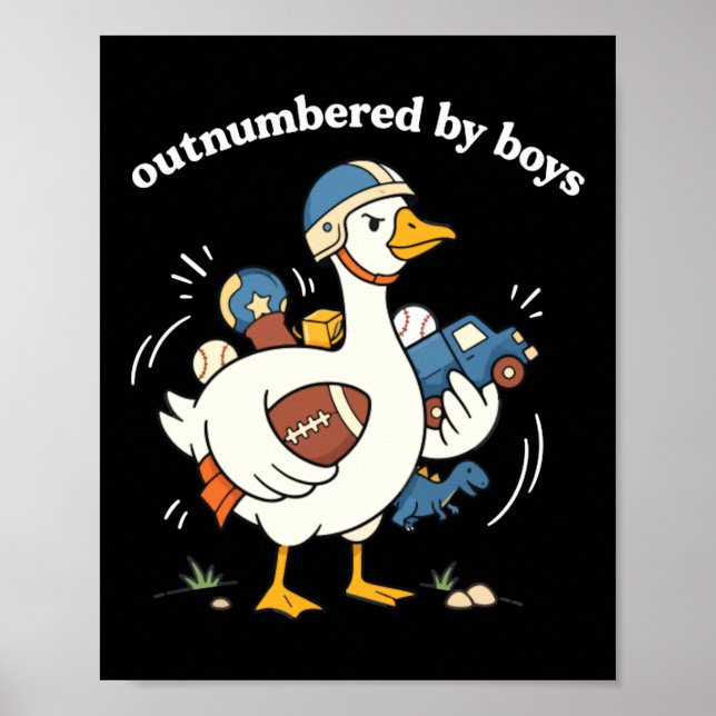 Outnumbered Graphic Poster (Front)
