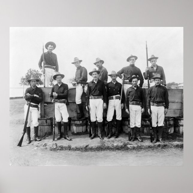 Outpost Guards, Cavite, Philippines: 1899 Poster (Front)