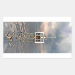 Outpost Rectangular Sticker