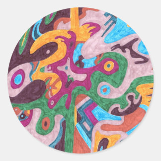 Outpouring Classic Round Sticker