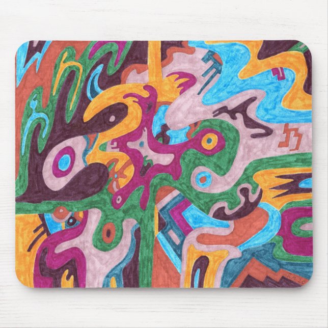 Outpouring Mouse Pad (Front)