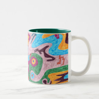 Outpouring Two-Tone Coffee Mug