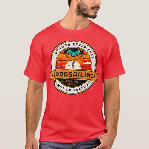 Outr Experience Parasailing Design T_Shirt