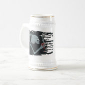 Outrageous Fortune Tattered Flag Tankard Beer Stein (Front Left)