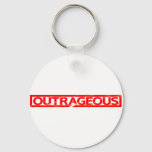 Outrageous Stamp Keychain