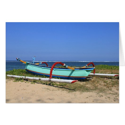 Outrigger boat cards (Front Horizontal)