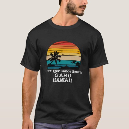 Outrigger Canoe Beach gift T_Shirt