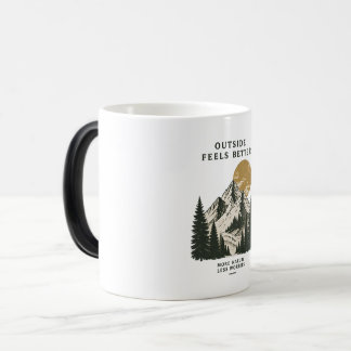 Outside Feels Better Mountain Color Morph Mug