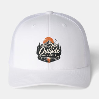 Outside Feels Better Mountain Nature Adventure