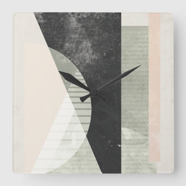 Outside In VI Square Wall Clock (Front)