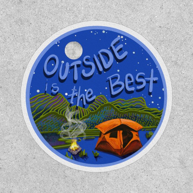 Outside is the Best Patch! Patch (Front)