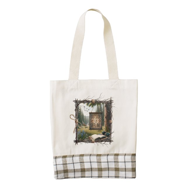 Outside Is the New Offline – Adventure Tote Bag (Front)