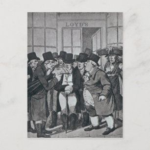 Outside Lloyds of London Postcard