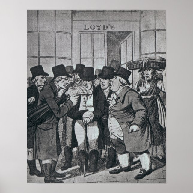 Outside Lloyds of London Poster (Front)