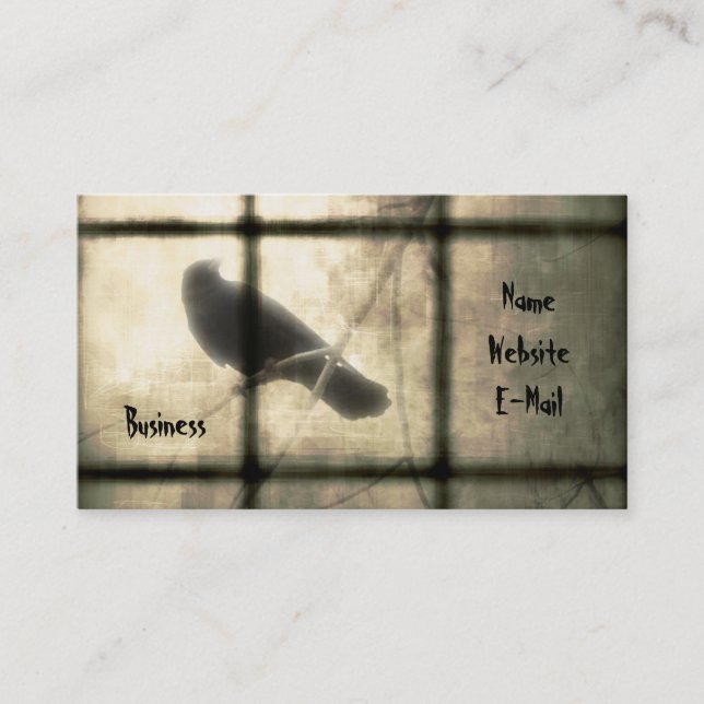 Outside My Window Business Card (Front)