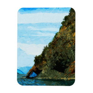 Outside the Bay of Seward Alaska Abstract Magnet