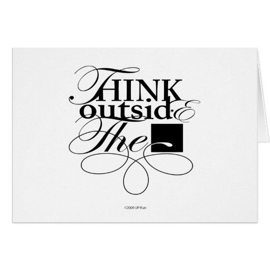 Outside the Box Black Logo Cards (Front Horizontal)