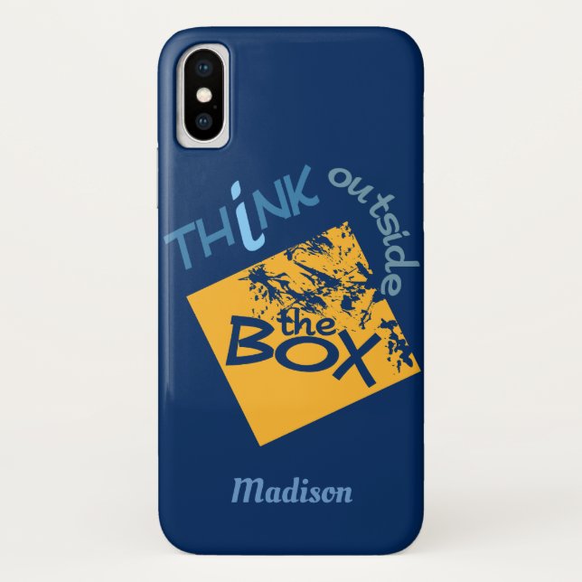 Outside The Box custom name phone cases (Back)