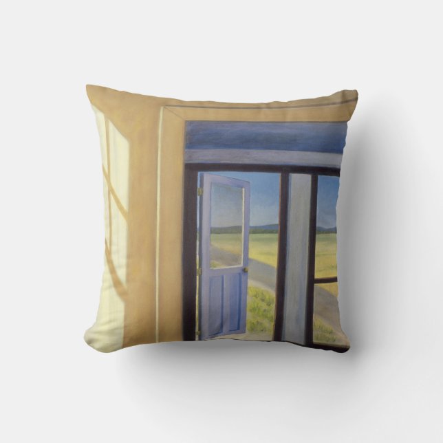 Outside the Box Throw Pillow (Front)