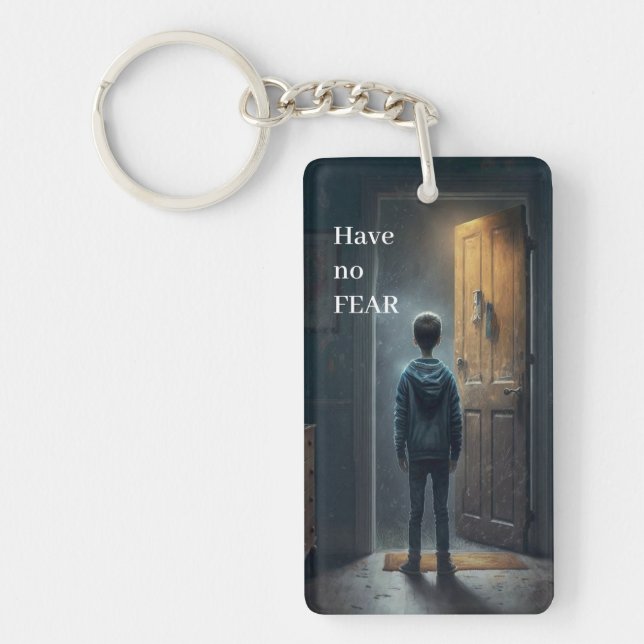 Outside the House Keychain (Front)
