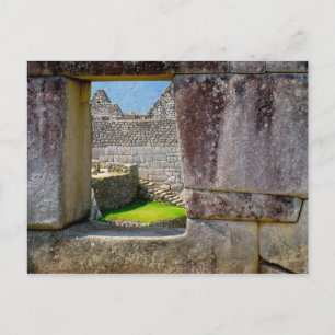 Outside the Incan Window Postcard