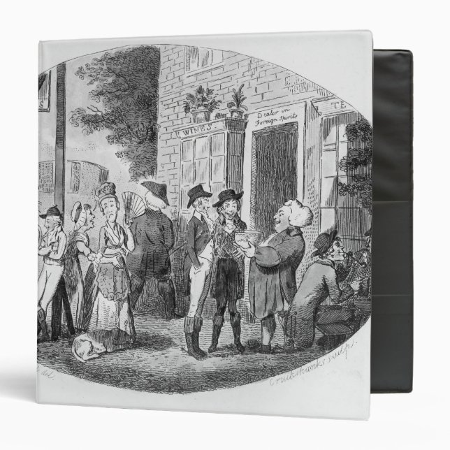 Outside the Old Hats Tavern 3 Ring Binder (Front/Inside)