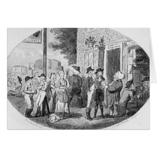 Outside the Old Hats Tavern Cards (Front Horizontal)