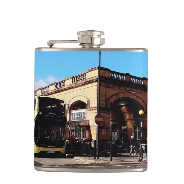Outside York station Flask (Front)