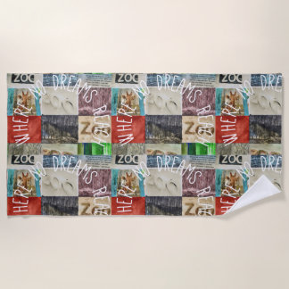 Outsider Artist  Beach Towel