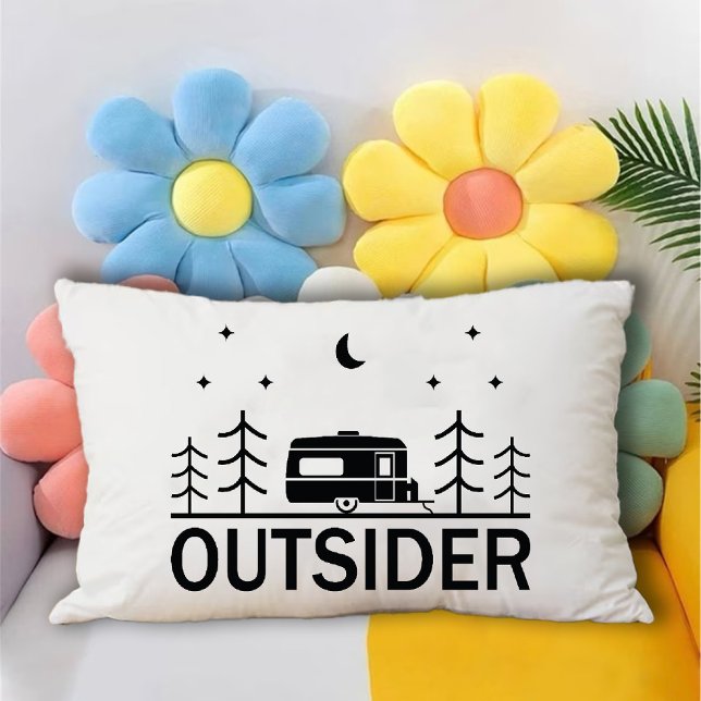 Outsider minimalist Outdoor Enthusiast trendy Accent Pillow (Outsider minimalist Outdoor Enthusiast trendy Accent Pillow)