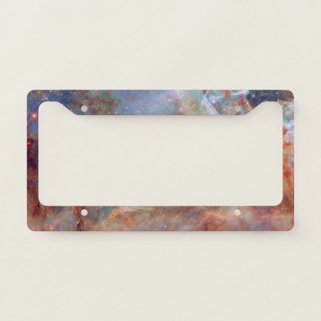 Outskirts of The Tarantula Nebula License Plate Frame (Front)